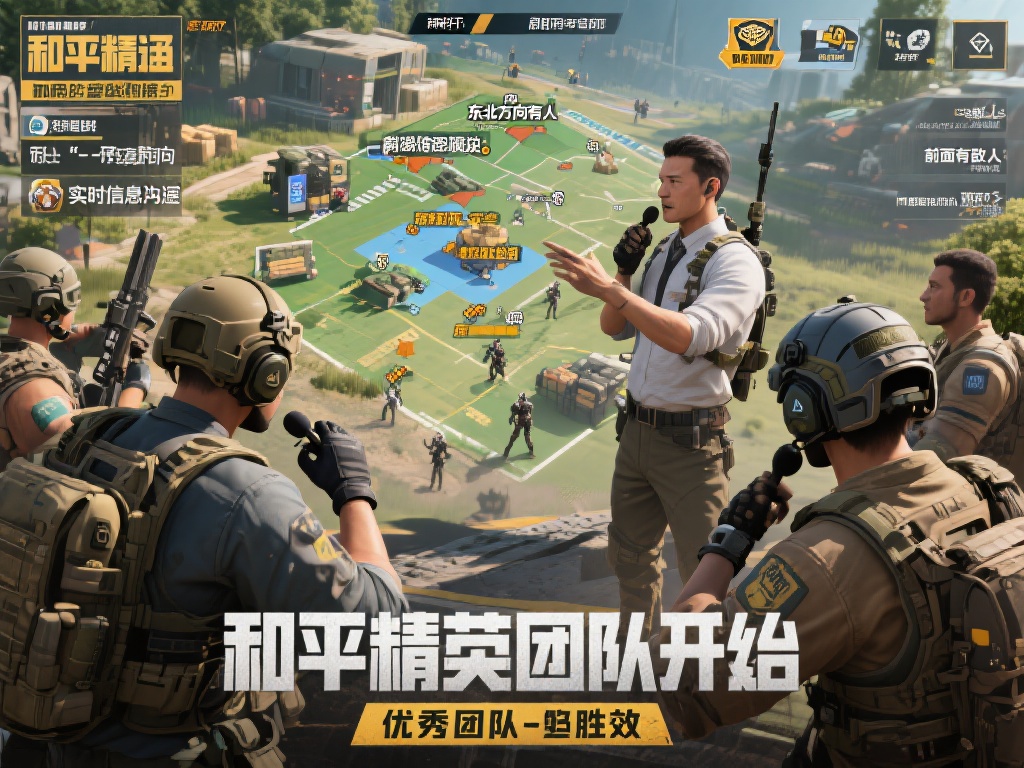 团队沟通：胜利的起点
在和平精英的团队模式中，沟